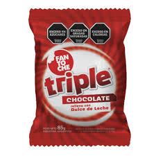 ALFAJOR  FANTOCHE TRIPLE CHOCOLATE 85GRS